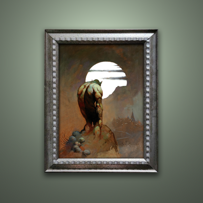Frank Frazetta’s “New Stalker” artwork from the Frazetta Art Museum&