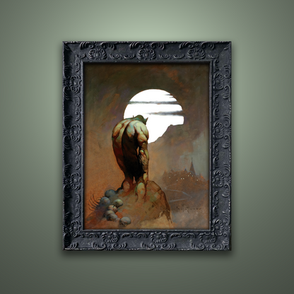 Frank Frazetta’s “New Stalker” artwork from the Frazetta Art Museum&