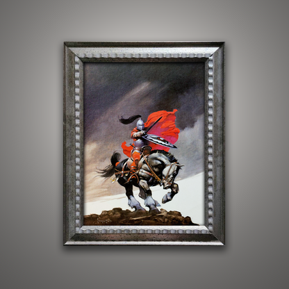 Frank Frazetta’s “Outlaw of Torn” artwork from the Frazetta Art Museum&