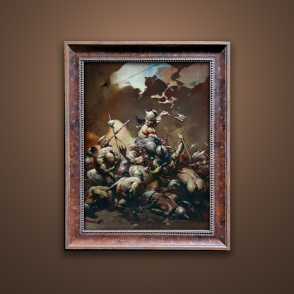 Frank Frazetta’s “The Destroyer” artwork from the Frazetta Art Museum&