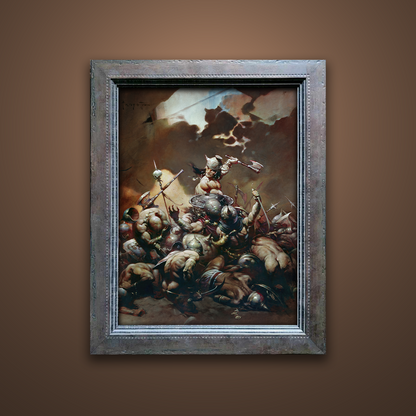 Frank Frazetta’s “The Destroyer” artwork from the Frazetta Art Museum&