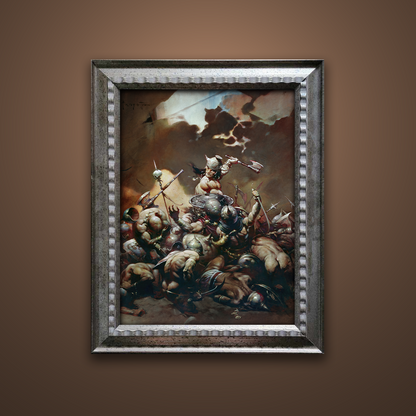 Frank Frazetta’s “The Destroyer” artwork from the Frazetta Art Museum&