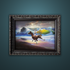 Frank Frazetta’s “Wild Ride” artwork from the Frazetta Art Museum&