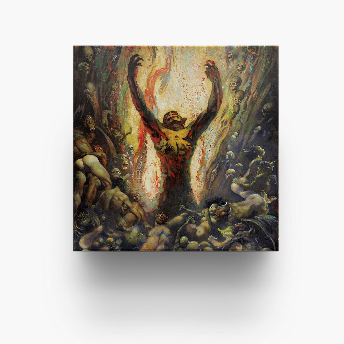 Frazetta 4x4 inch ceramic coaster featuring Frazetta&