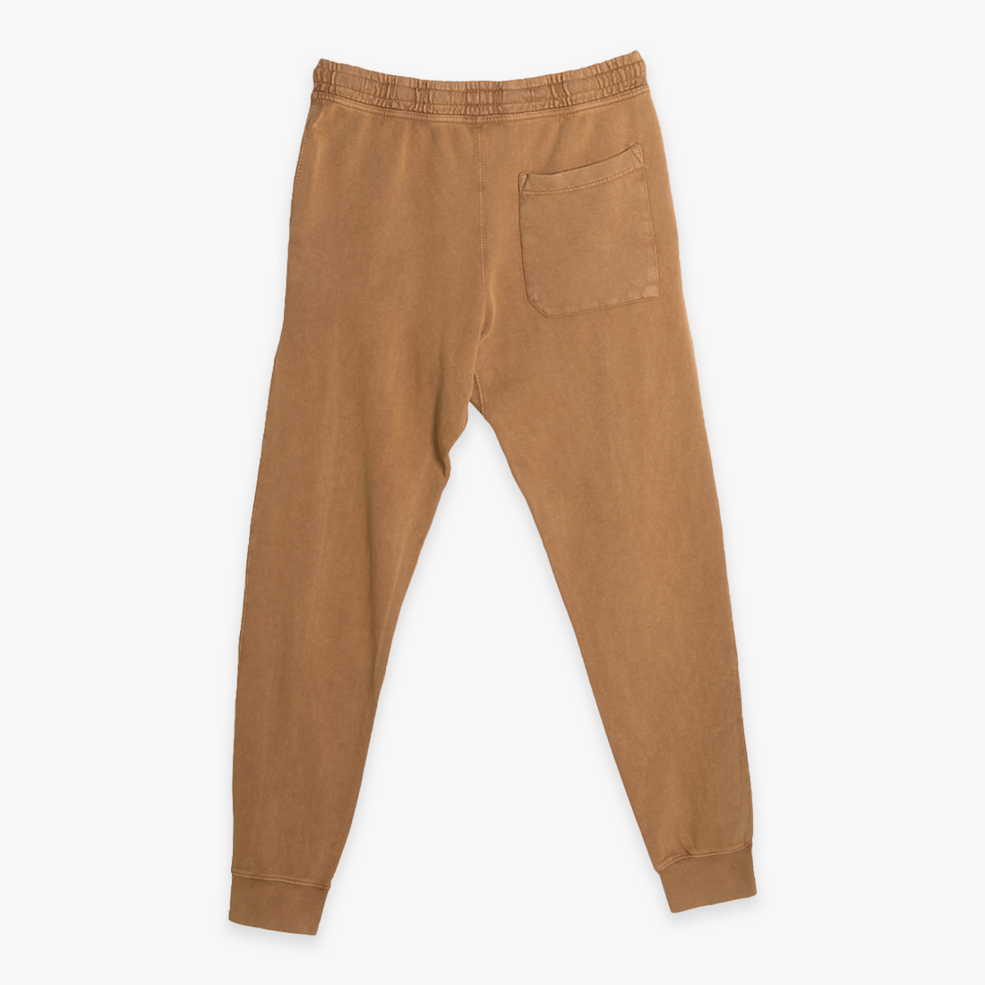 Frazetta Logo Sweatpants – Comfortable Tan Joggers Featuring Frank Frazetta’s a Large Rear Pocket