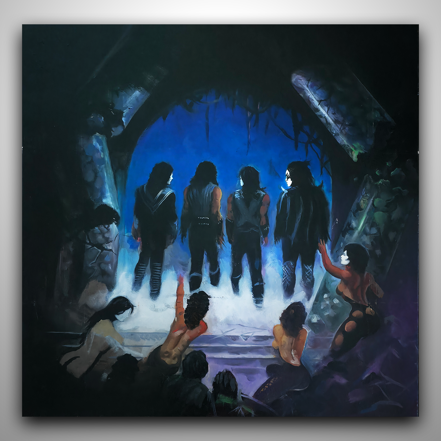 Ken Kelly Original Art: Love Gun Reinterpretation