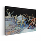 Leaping Lizards Mini Wrap-Around Canvas Art