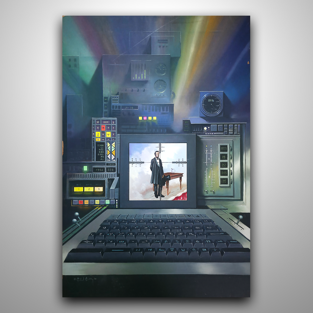 Ken Kelly Original Art: Lincoln Assassination