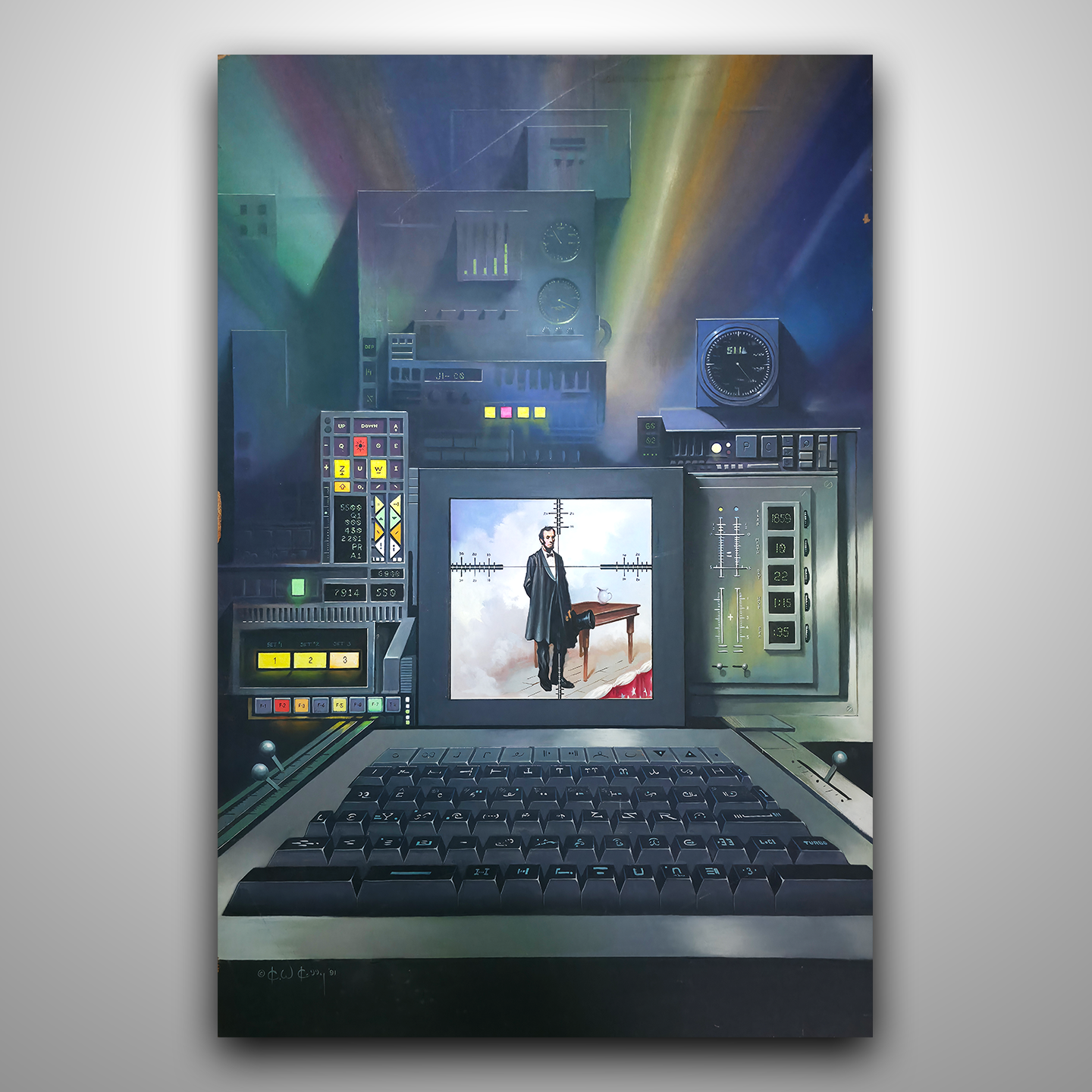 Ken Kelly Original Art: Lincoln Assassination