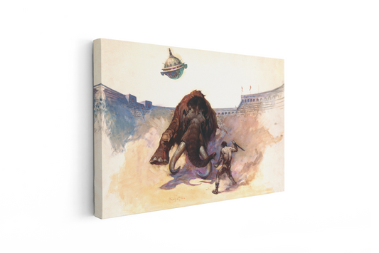 Mastodon Mini Wrap-Around Canvas Art