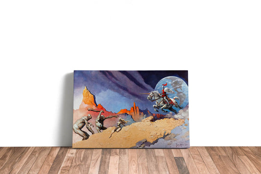 Moon Rider Large Wrap Around Canvas