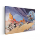 Moon Rider Mini Wrap-Around Canvas Art