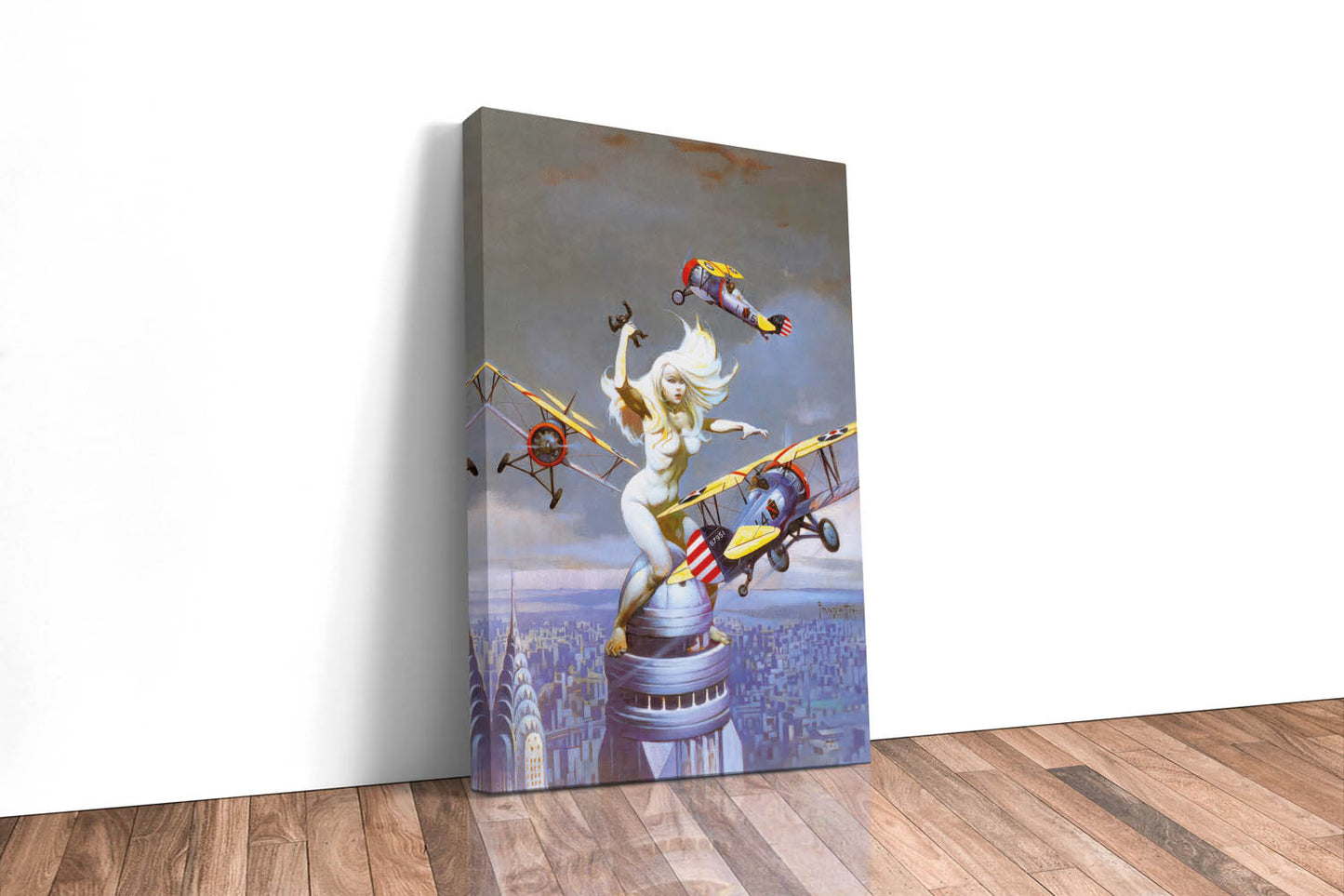 Queen Kong Large Wrap Around Canvas