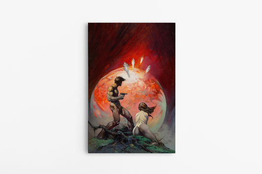 Red Planet Mini Wrap-Around Canvas Art