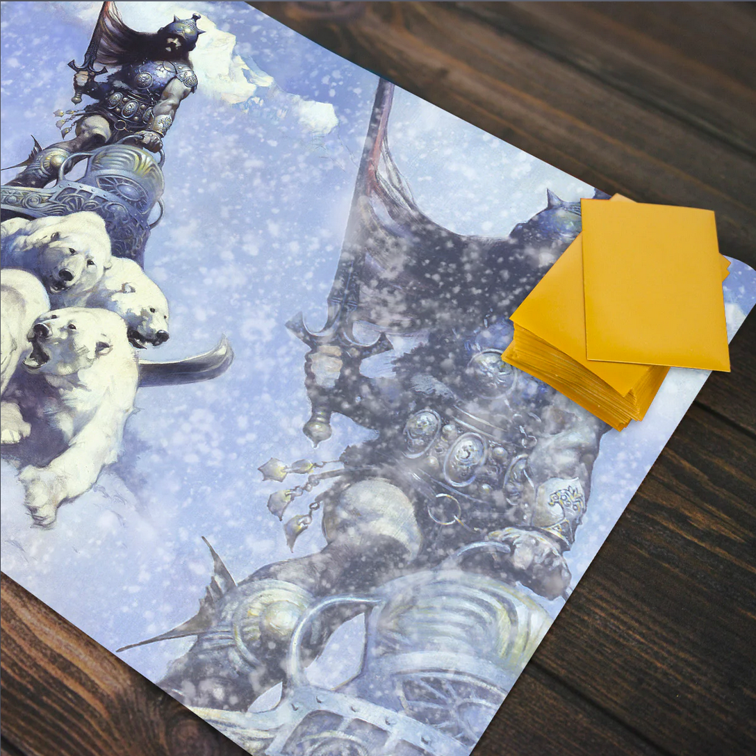 Inked Gaming Silver Warrior Playmat