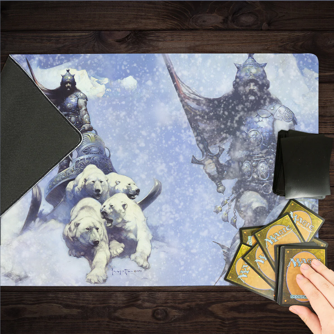 Inked Gaming Silver Warrior Playmat
