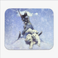 Silver Warrior Mousepad