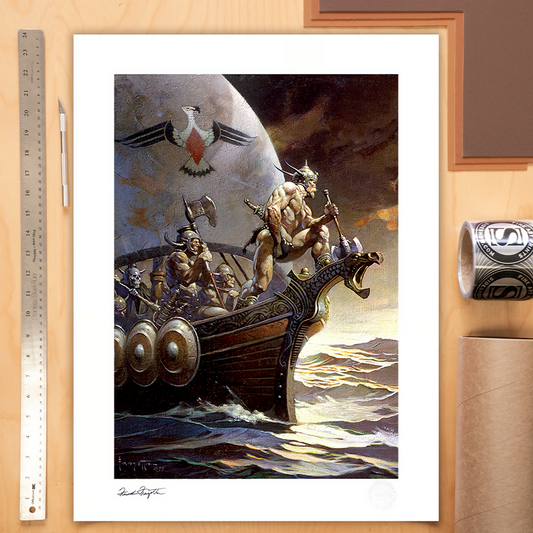 Sideshow Collectibles Kane on the Golden Sea Fine Art Print