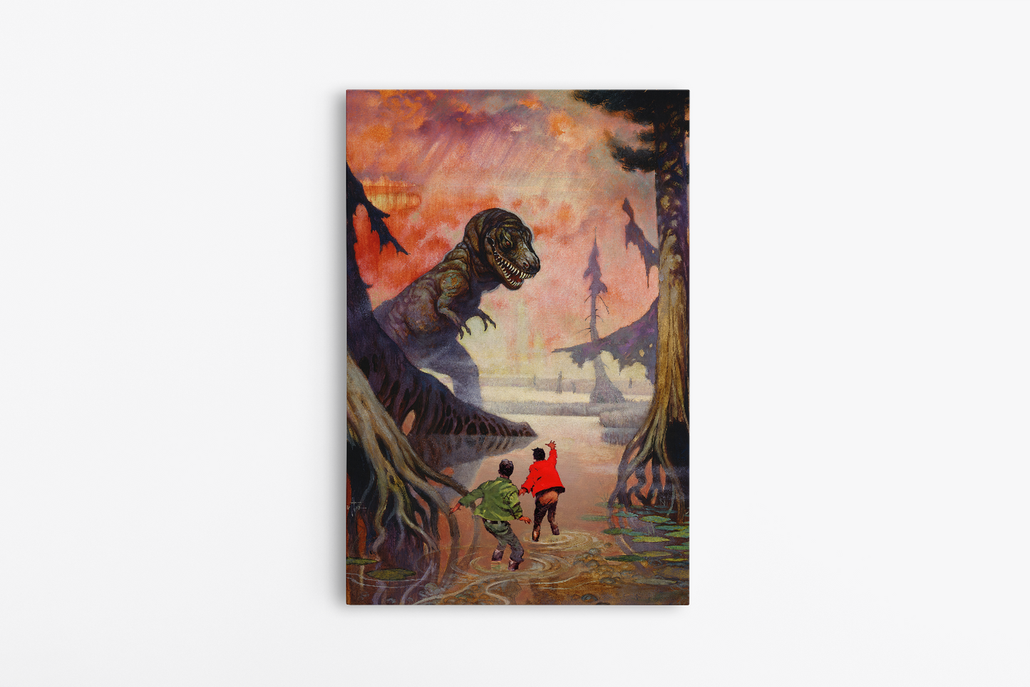 Swamp God Mini Wrap-Around Canvas Art