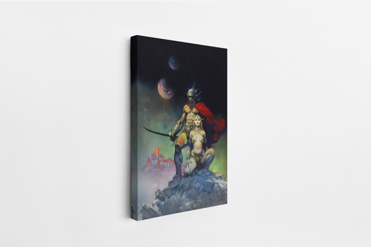 Swordsman of Mars Mini Wrap-Around Canvas Art