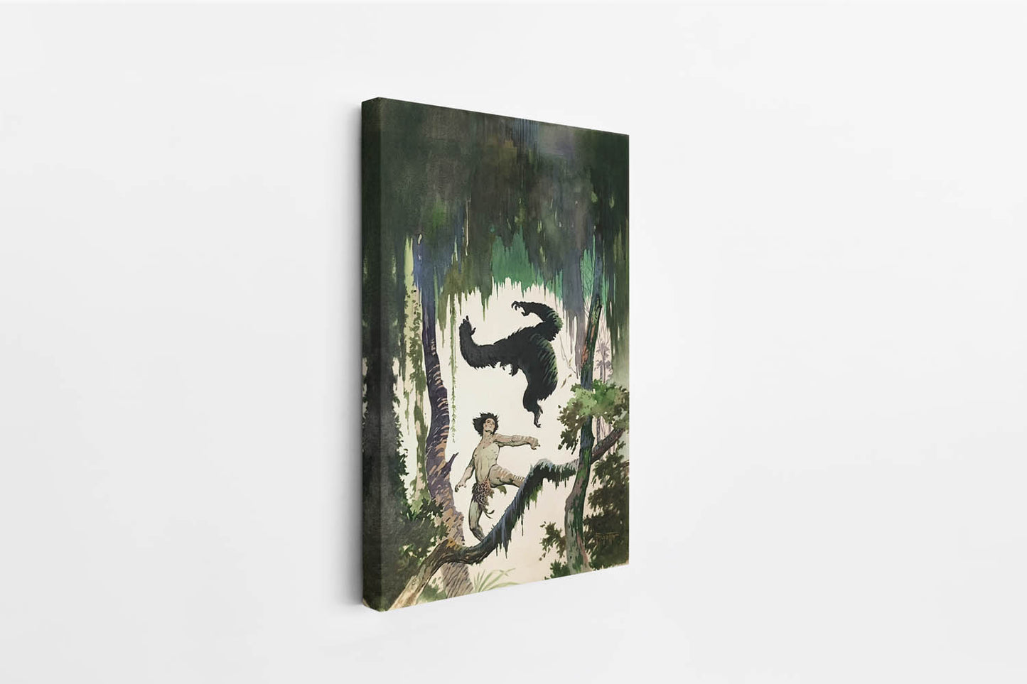 Jungle Tales of Tarzan Mini Wrap-Around Canvas Art
