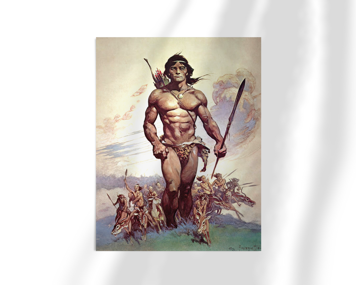 Tarzan and the Ant Men Fine Art Print/Framed Art