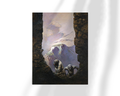 White Apes Fine Art Print/Framed Art