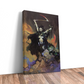 Woman with Scythe Large Wrap Around Canvas