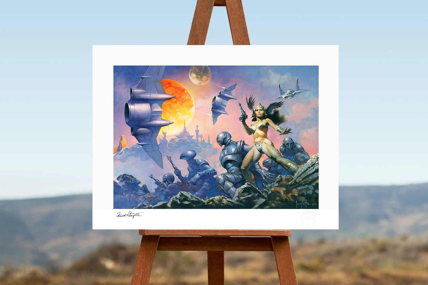 Sideshow Collectibles Dawn Attack Fine Art Print