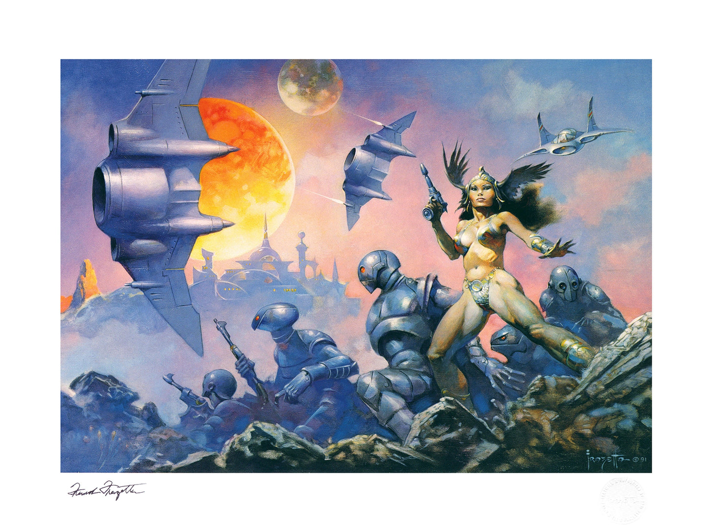 Sideshow Collectibles Dawn Attack Fine Art Print