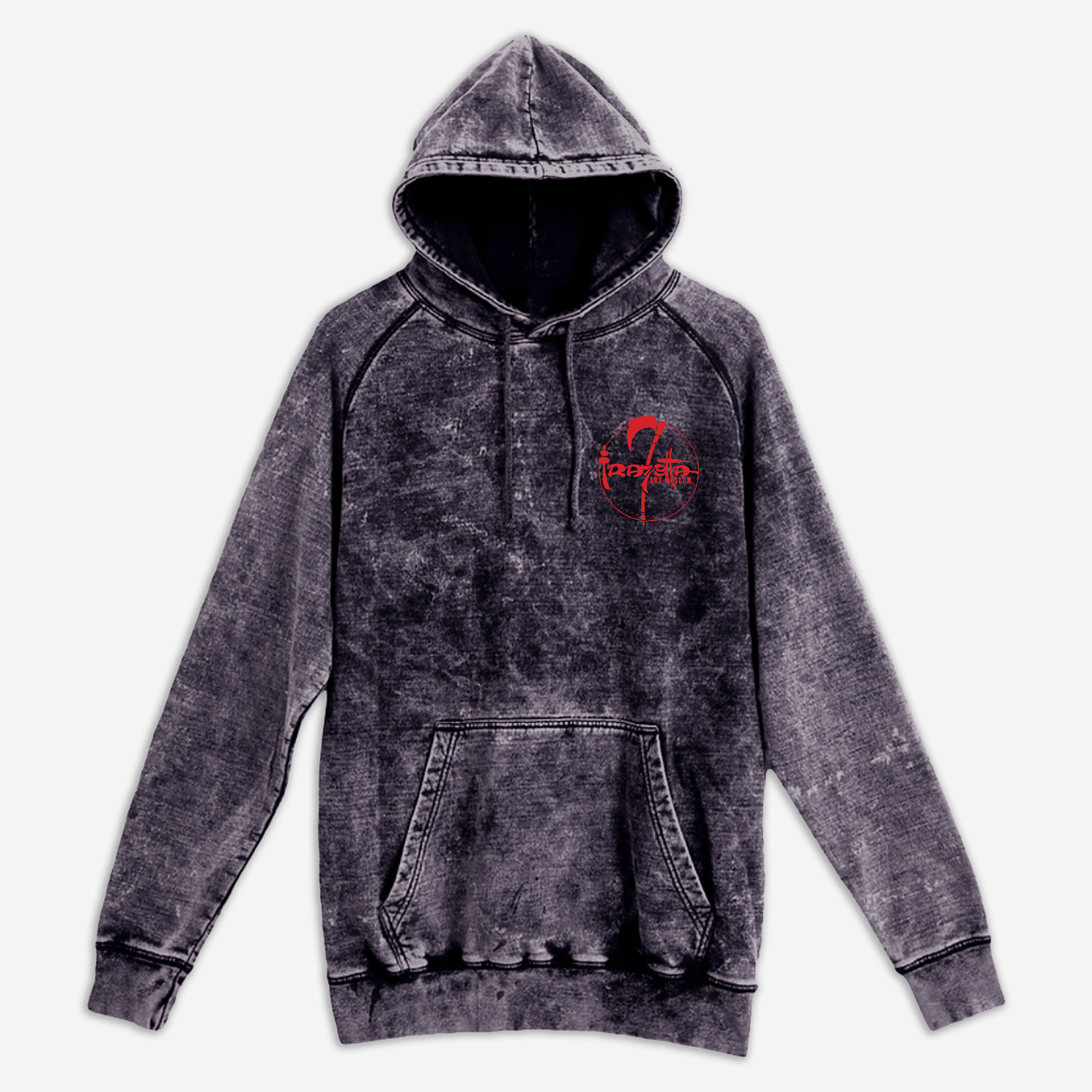 Front of Death Dealer Crimson Hoodie – Frank Frazetta’s Iconic Fantasy Artwork on a Premium Cotton Pullover