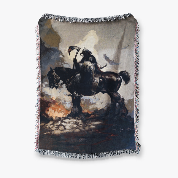 Death Dealer Jacquard Woven Blanket – Frazetta Art Museum