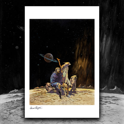 Stranded Giclée – Premium Museum-Quality Print Featuring Frank Frazetta’s Iconic Artwork
