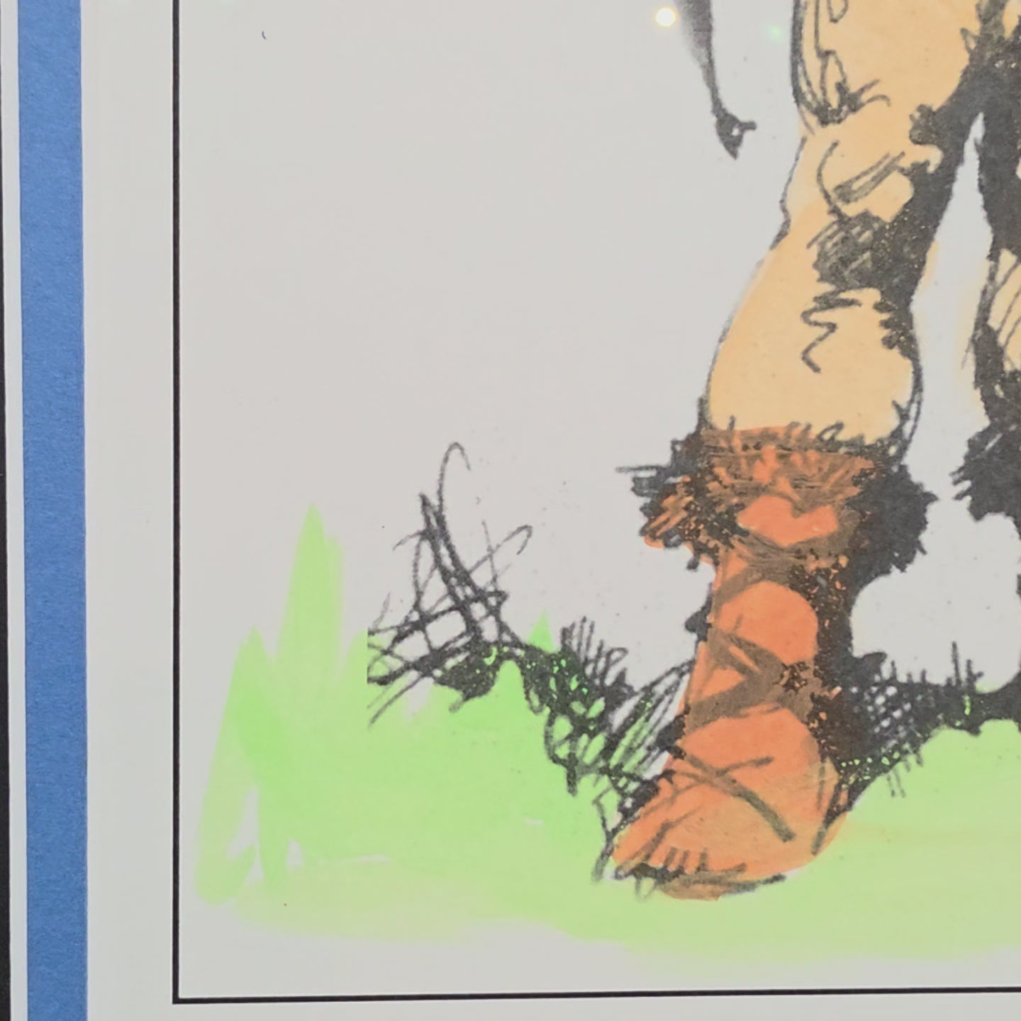 Video of the Frazetta Museum Vault's Viking 25/50 framed.