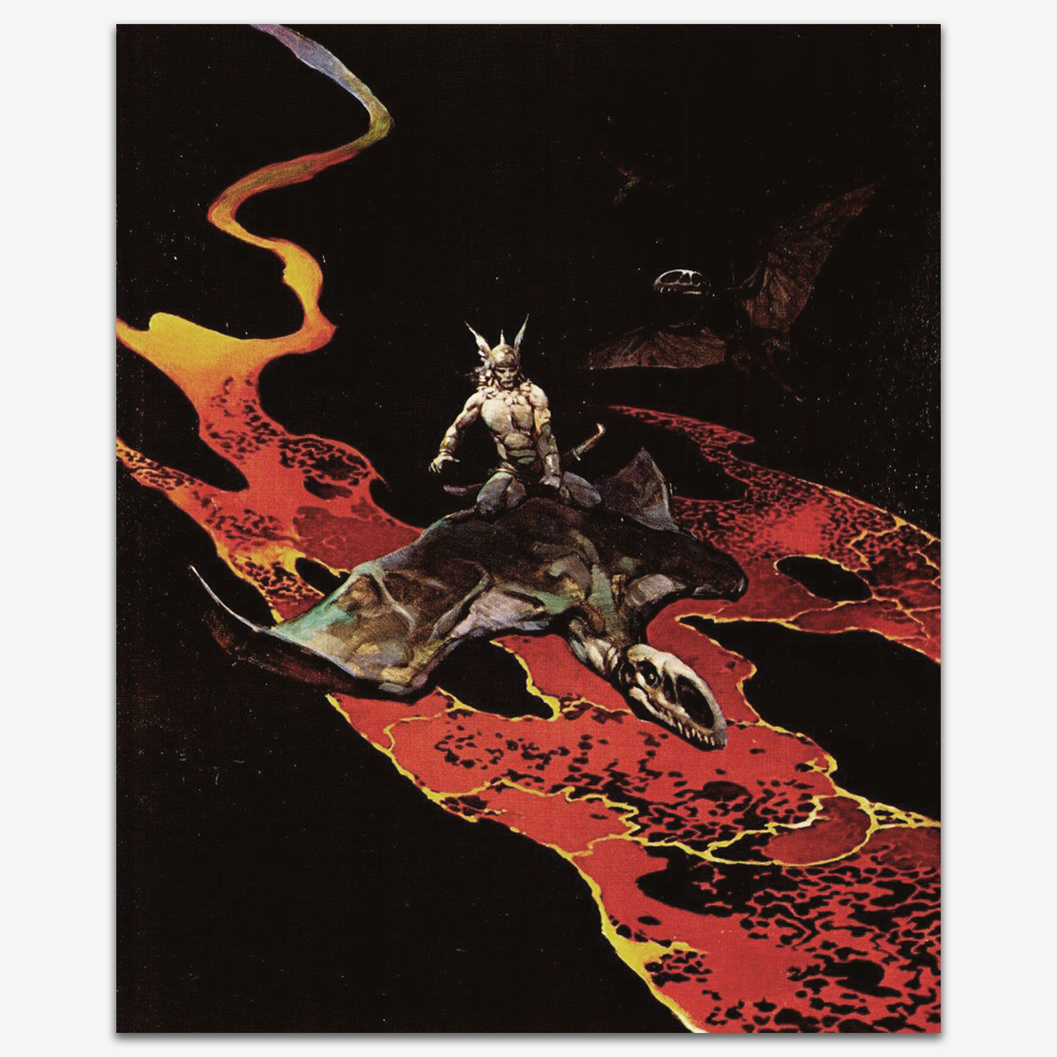 Vintage print of Thor&