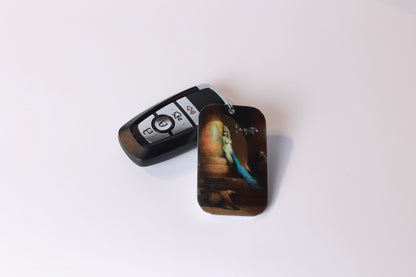 Frazetta Keychain- White Backing