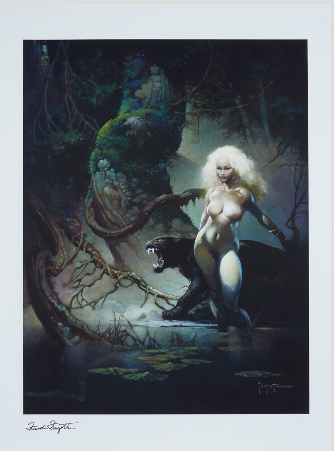 Sideshow Collectibles The Princess and the Panther Fine Art Print