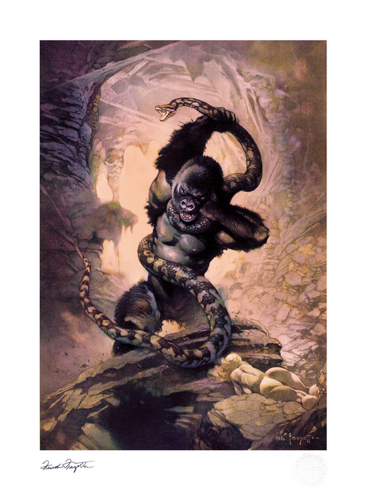 Sideshow Collectibles Kong with Snake Fine Art Print