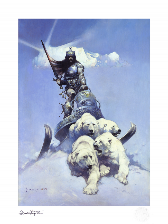 Sideshow Collectibles Silver Warrior Fine Art Print