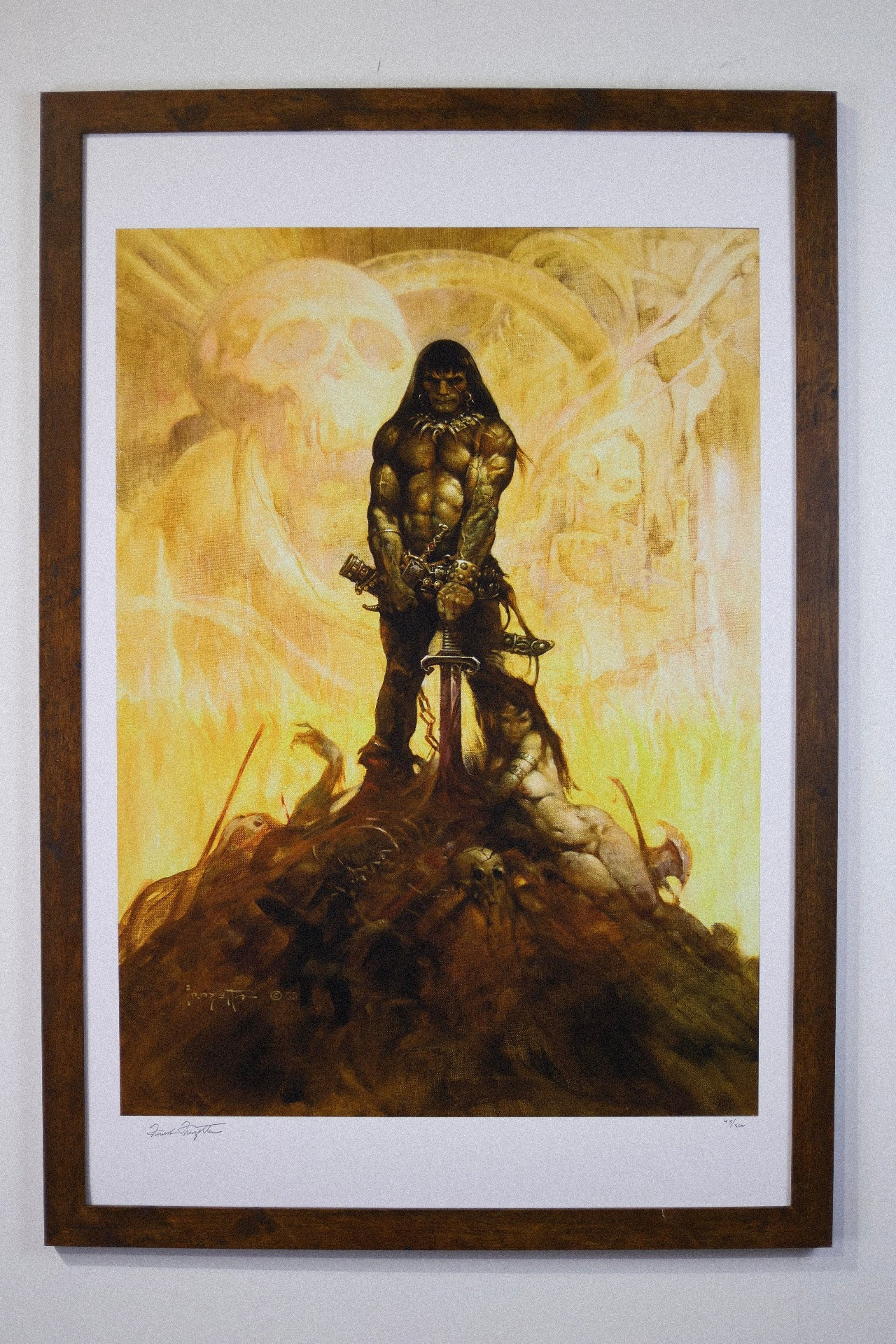 The Barbarian Lithograph