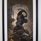 Kong with Snake Lithograph