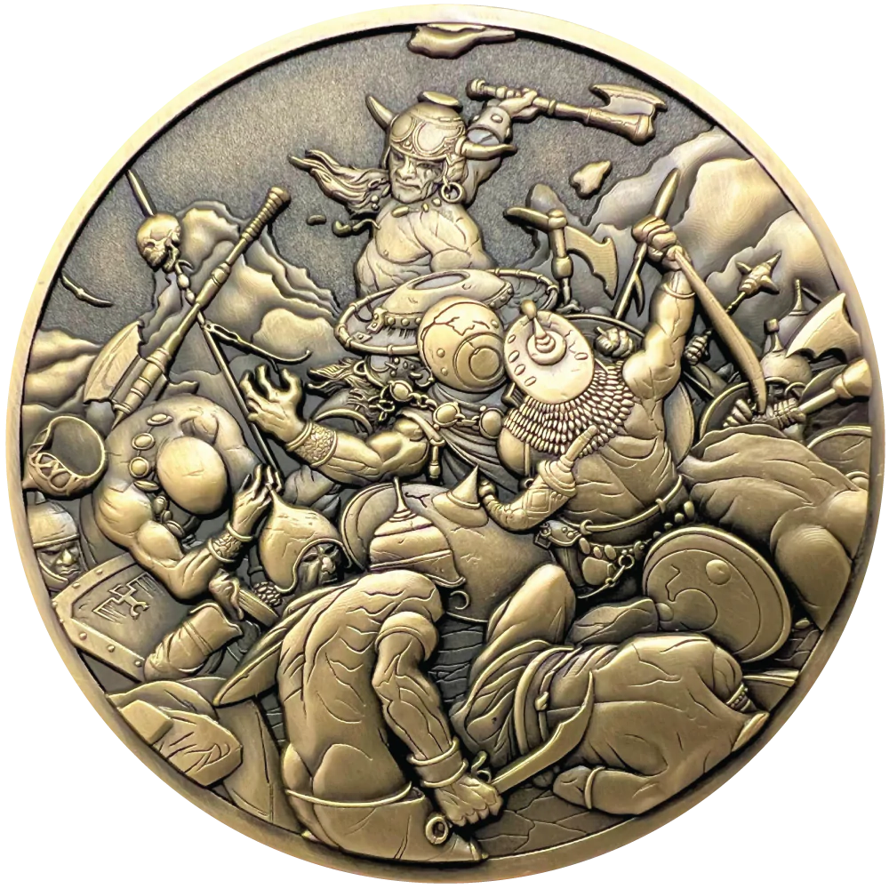 Frank Frazetta's "Destroyer" Goliath Coin