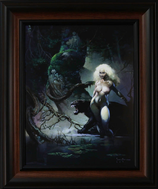 Princess and the Panther Framed Art