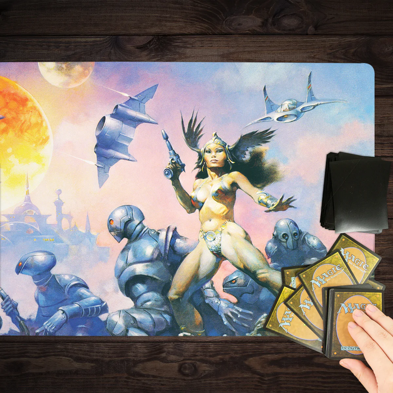 Inked Gaming Dawn Attacks Playmat
