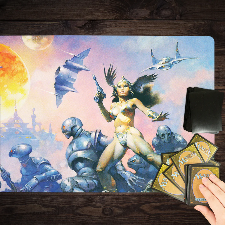 Inked Gaming Frazetta's Dawn Attacks Playmat