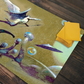 Inked Gaming Outerspace Dinosaur Playmat
