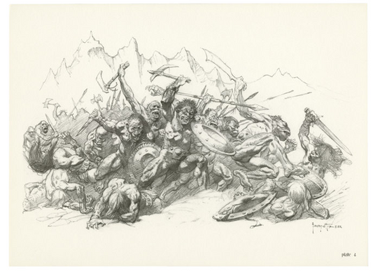 Frazetta's Fire and Ice Portfolio