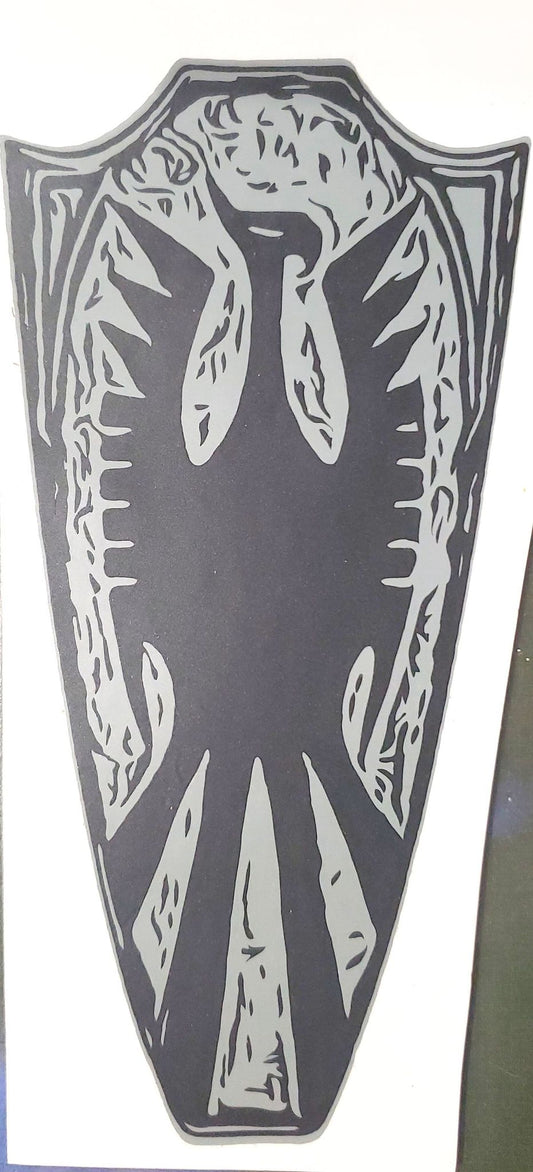 Sticker- Gray Shield