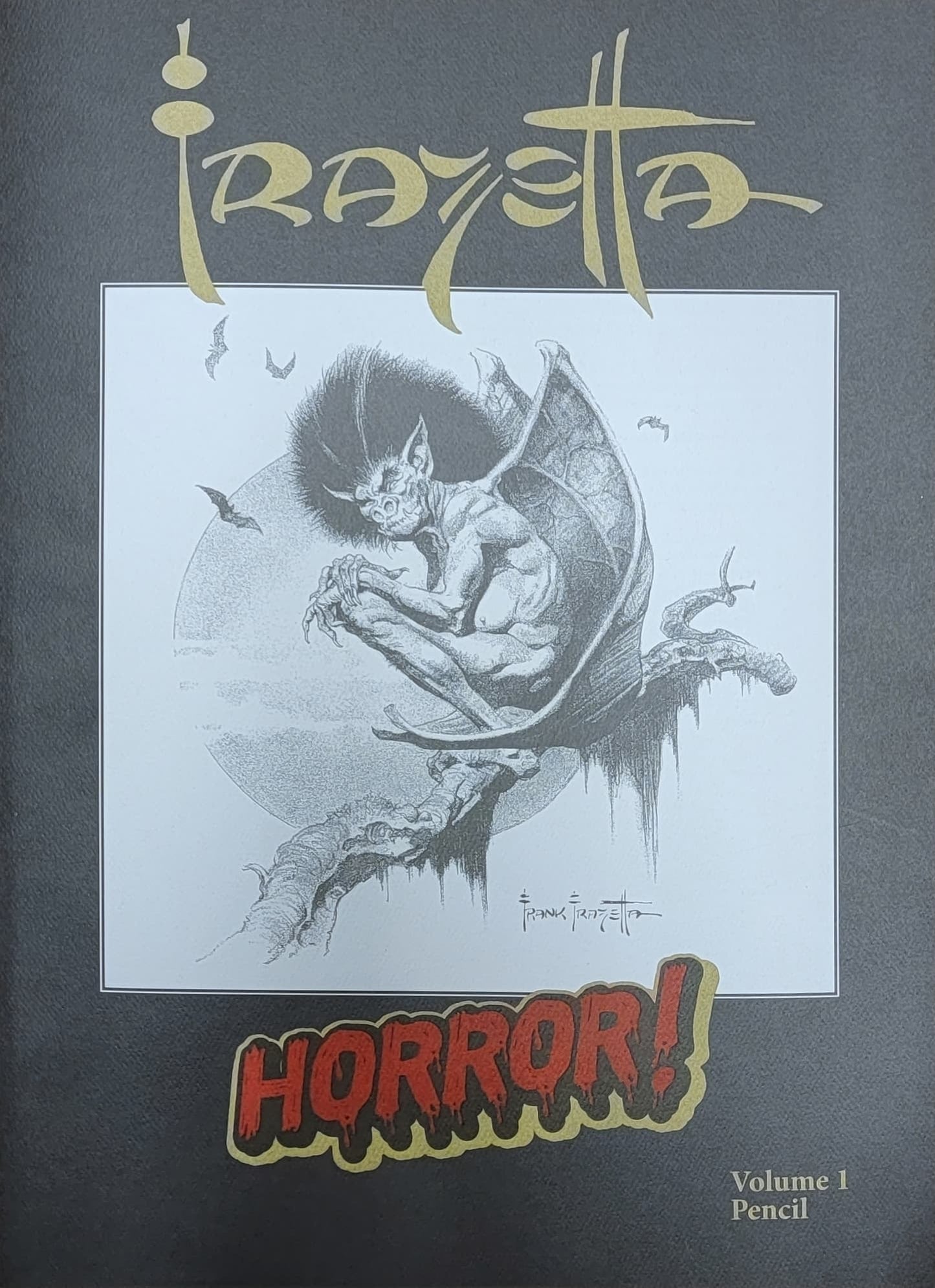 Frazetta's Deluxe Horror Vol I Pencil Portfolio