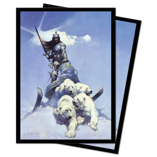 Frazetta's Silver Warrior Card Sleeves